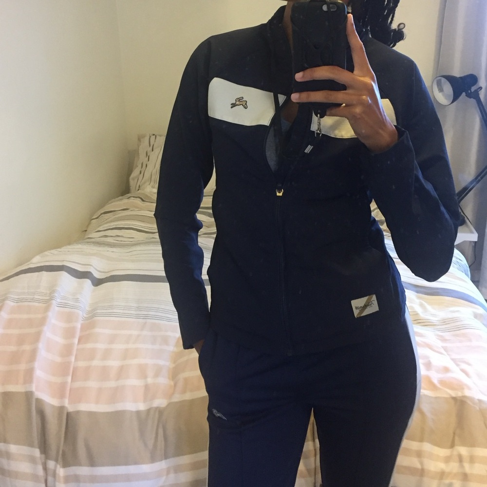 Tracksmith Eliot Track Jacket Navy/Ivory